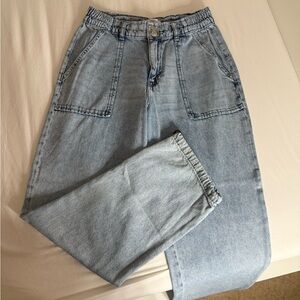 Forever 21 Light Blue Straight Leg Jeans
